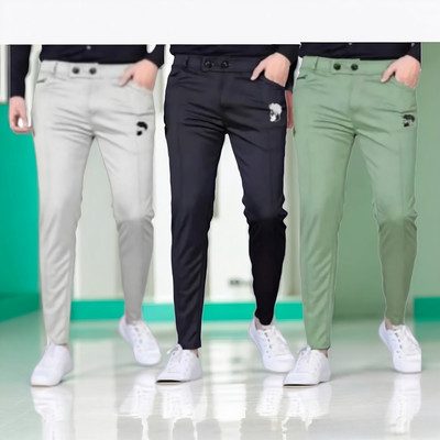 Krishna fashion Solid Men Multicolor Track Pants