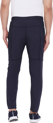 RANBOLT Solid Men Black Track Pants