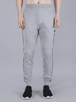 Tf-tex Fro Solid Men Grey Track Pants
