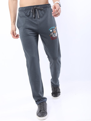 KETCH Printed Men Grey Track Pants