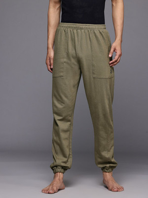 HRX by Hrithik Roshan Solid Men Green Track Pants