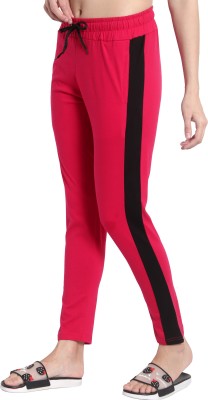 Ayvina Striped Women Pink Track Pants