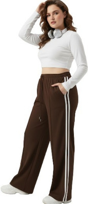 Eha Solid Women Brown Track Pants
