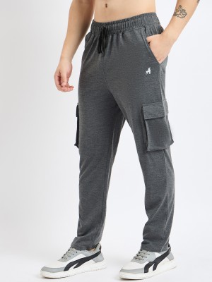 Modeve Solid Men Grey Track Pants