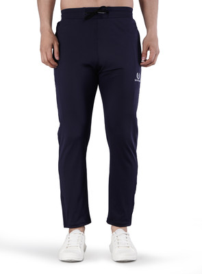 GARTEEN Solid Men Blue Track Pants