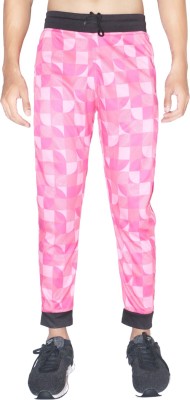 mevroxfashion Printed Men Pink Track Pants