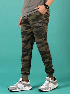 V-MART Printed Men Green Track Pants