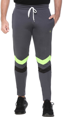 Leebonee Colorblock Men Grey Track Pants