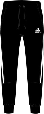 ADIDAS Printed Men Black Track Pants