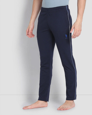 U.S. POLO ASSN. Solid Men Dark Blue Track Pants