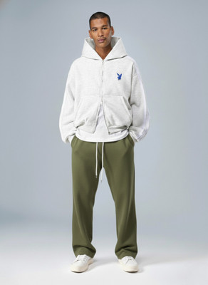 Dockstreet Solid Men Olive Track Pants