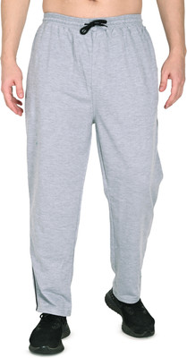 JUHRAF Solid Men Grey Track Pants