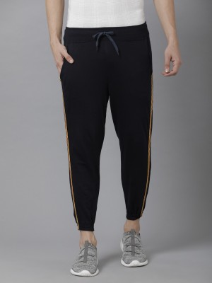 MADSTO Striped Men Black Track Pants