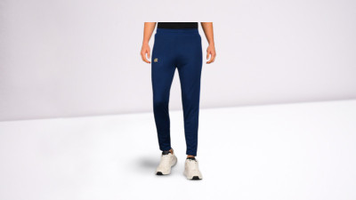 Qalm Brothers Solid Men Blue Track Pants