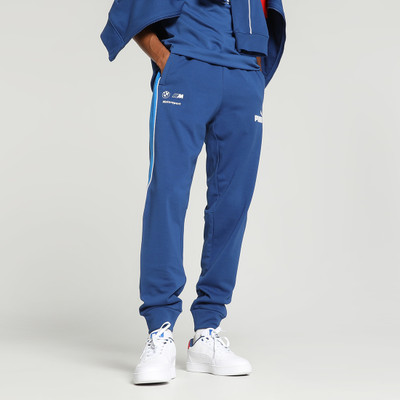 PUMA Solid Men Blue Track Pants