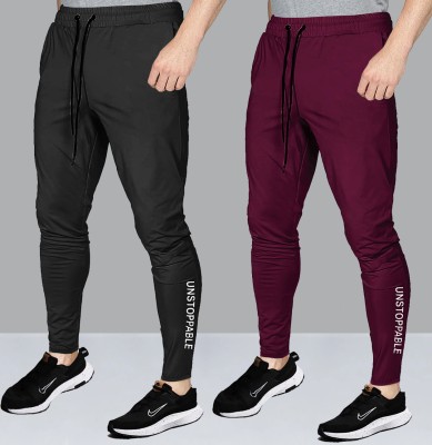 AVOLT Solid Men Multicolor Track Pants