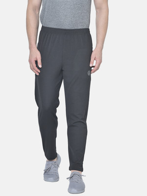 CHKOKKO Solid Men Black Track Pants