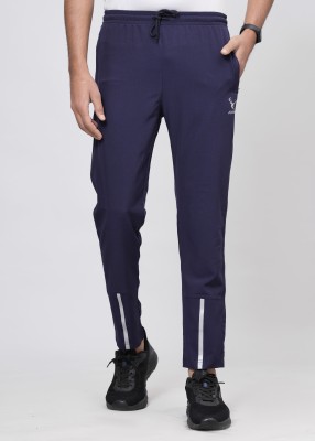 jorkk Solid Men Dark Blue Track Pants