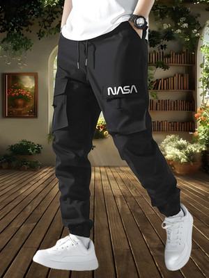 THE SARTHI FASHION TREND Solid Men Black Track Pants