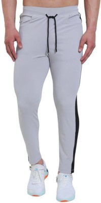 star face collection Colorblock Men Grey Track Pants