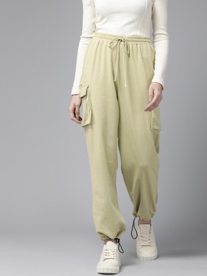 Roadster Solid Women Brown Track Pants