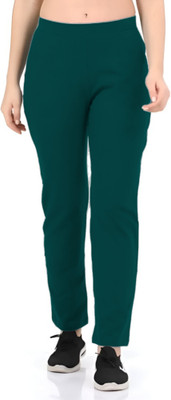 Lango Solid Women Blue Track Pants