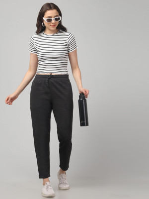 LUV KUSH Solid Women Grey Track Pants
