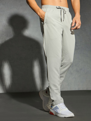 TECHNOSPORT Solid Men Grey Track Pants