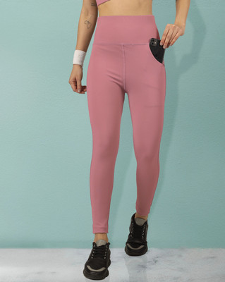 BEYOGINI Solid Women Pink Track Pants