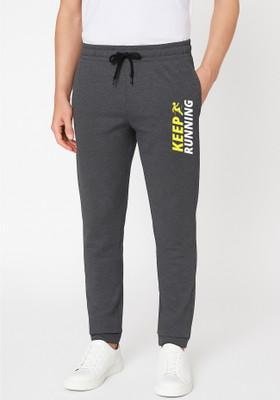 Kartblack Solid Men Dark Green Track Pants