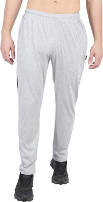 Zeffit Solid Men Grey Track Pants
