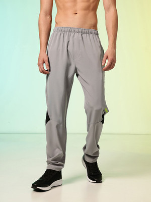 HRX by Hrithik Roshan Geometric Print Men Grey Track Pants