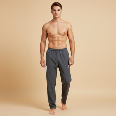 CAPTAIN Solid Men Grey Track Pants