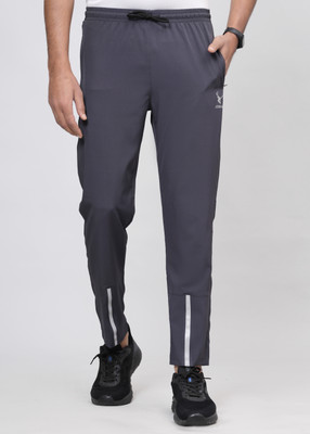 jorkk Solid Men Grey Track Pants