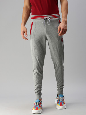 ONN Self Design Men Grey Track Pants