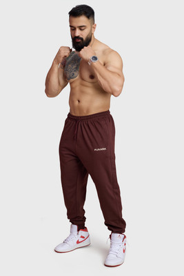 FuaarK Solid Men Brown Track Pants