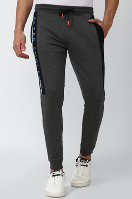 PETER ENGLAND Printed Men Grey Track Pants