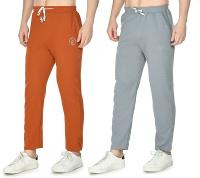 UTKARSH CREATION Printed Men Orange, Grey Track Pants