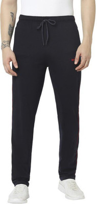 Hiflyers Solid Men Dark Blue Track Pants