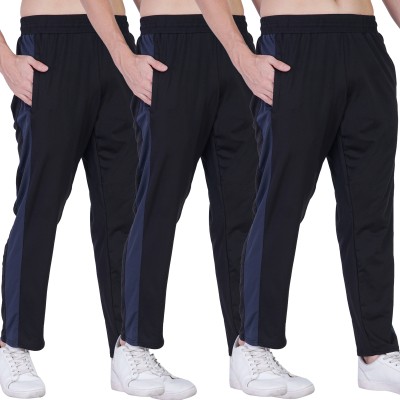 CREATARO YOUR LIFE Solid Men Black, Black, Black Track Pants