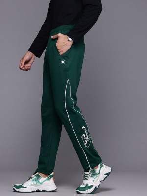 HRX by Hrithik Roshan Solid Men Green Track Pants