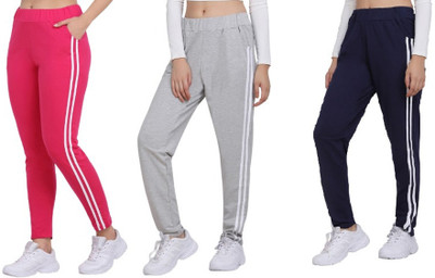 Harshita Solid Women Multicolor Track Pants