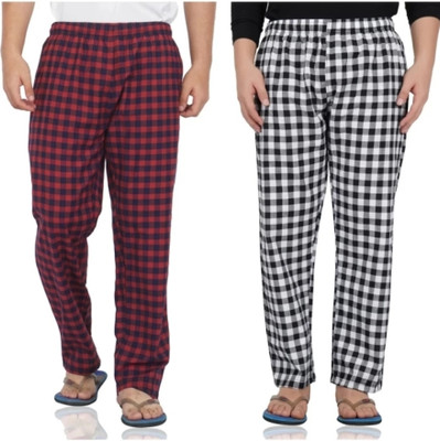 Barmunda Checkered Men Multicolor Track Pants