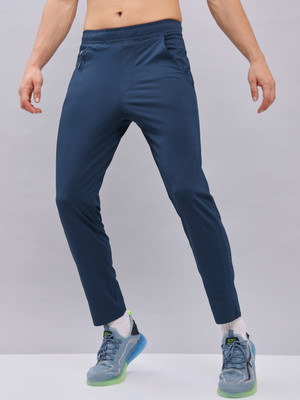 TECHNOSPORT Solid Men Blue Track Pants