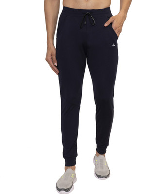 Z-DEVIL Solid Men Dark Blue Track Pants