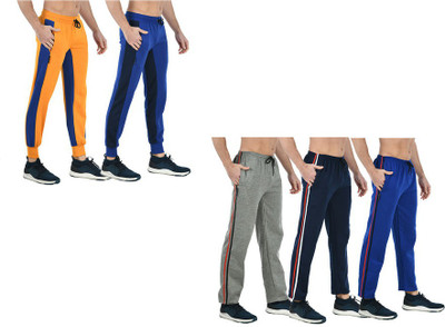 KAVYA Striped Men Multicolor Track Pants