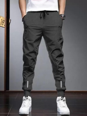 Vmdesigns Solid Men Grey Track Pants