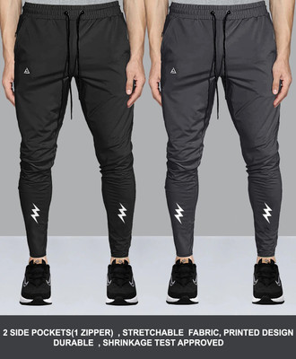 AVOLT Self Design Men Multicolor Track Pants