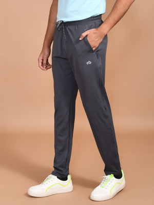 SKYKNIT Solid Men Grey Track Pants