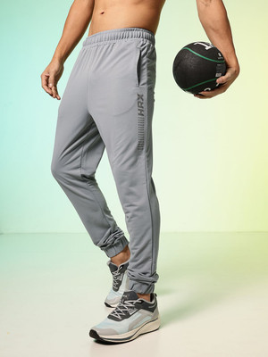 HRX by Hrithik Roshan Printed Men Grey Track Pants